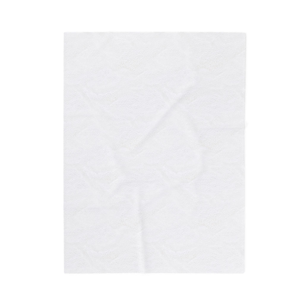 Velveteen Plush Blanket — Colorful Tribal Totem 'Sonic Xaman Healing Tracks' Throw