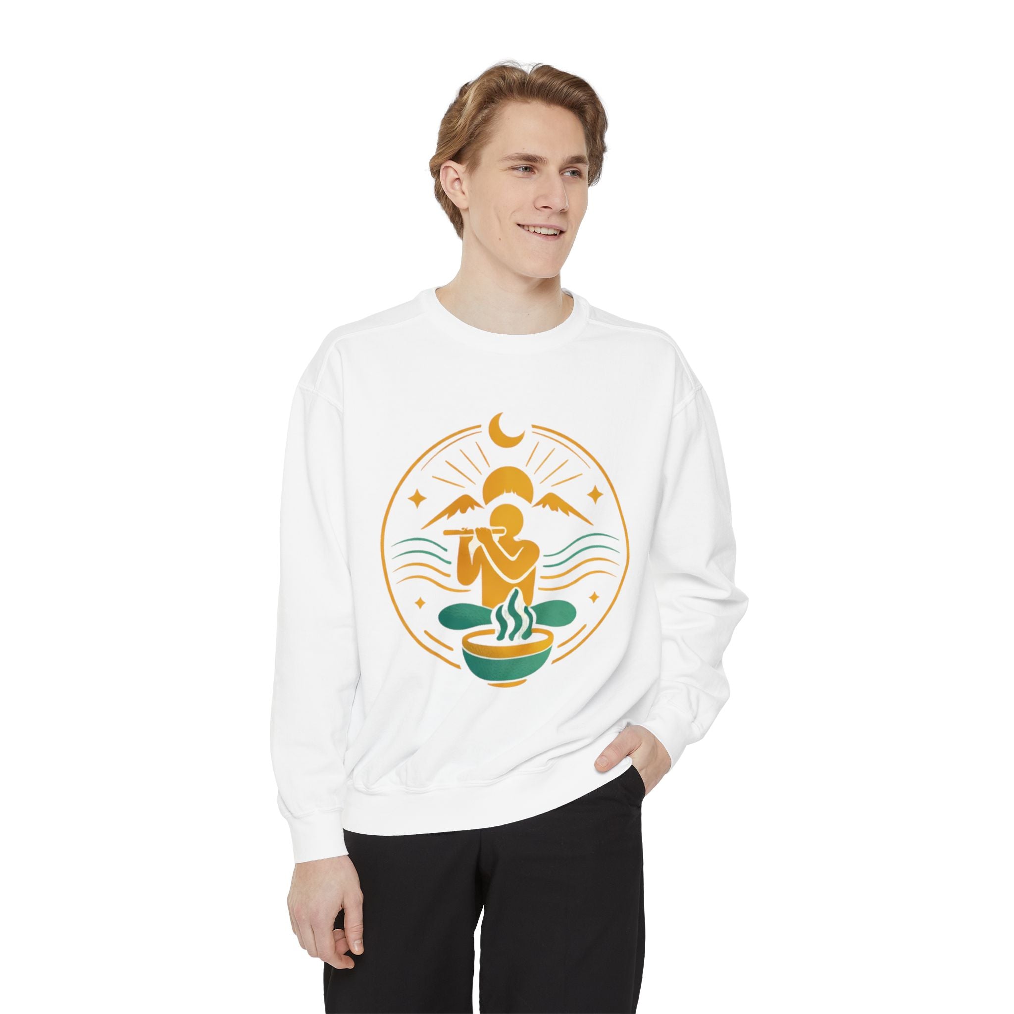 Sonic Xaman - Peace Flute - Yoga Sweatshirt
